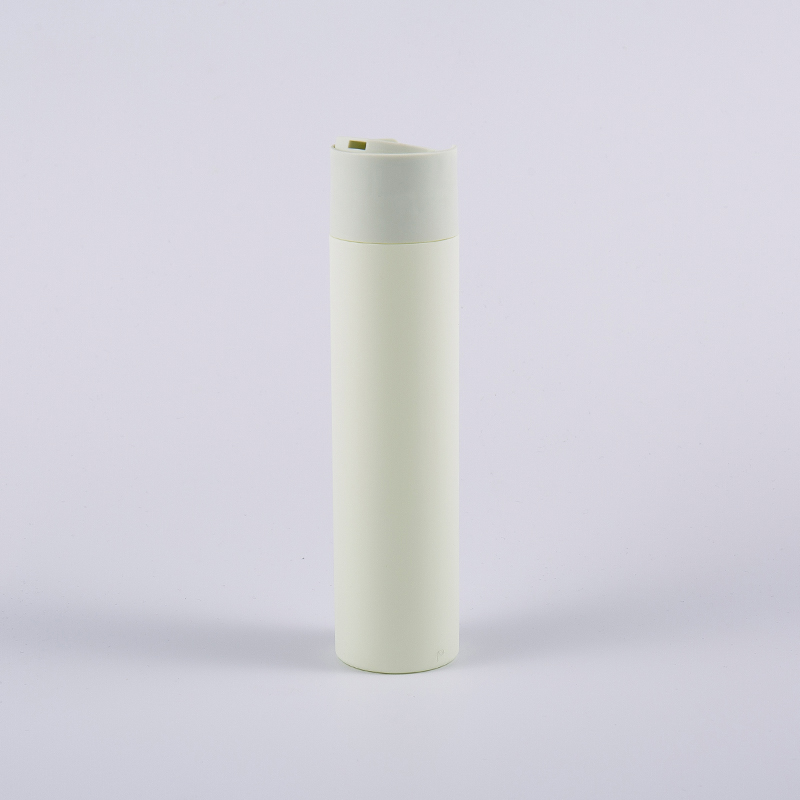 ディスク キャップが付いている複数の色のソフト タッチの円形の 250 ml のクレンジング ボトル
