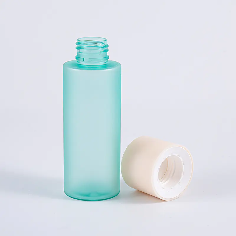 食品および医薬品はスクリュー キャップが付いている 100ml PET プラスチック ボトルを使用します