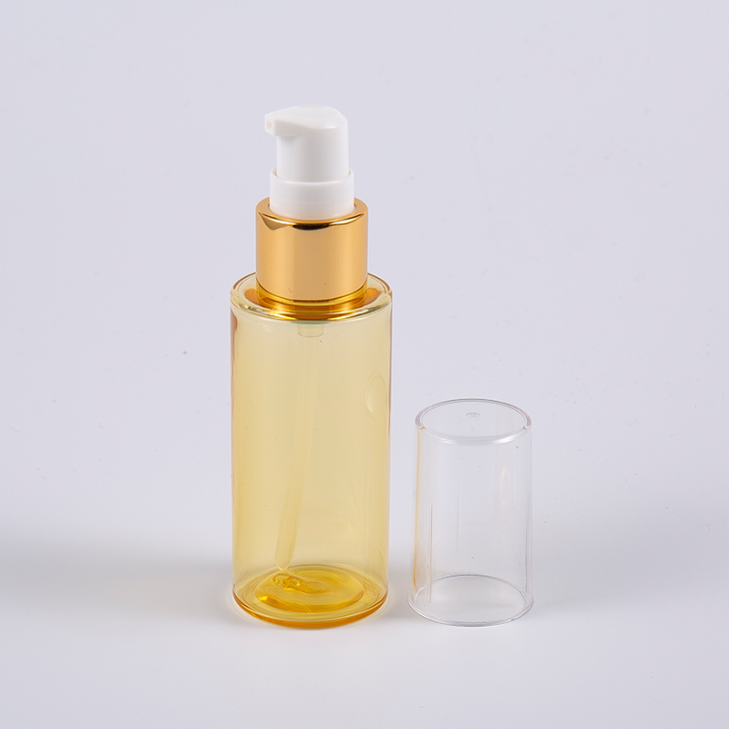 ポンプが付いている半透明色の円形 50ml PETG 厚い壁のローション ボトル ポンプが付いている半透明色の円形 50ml PETG 厚い壁のローション ボトル