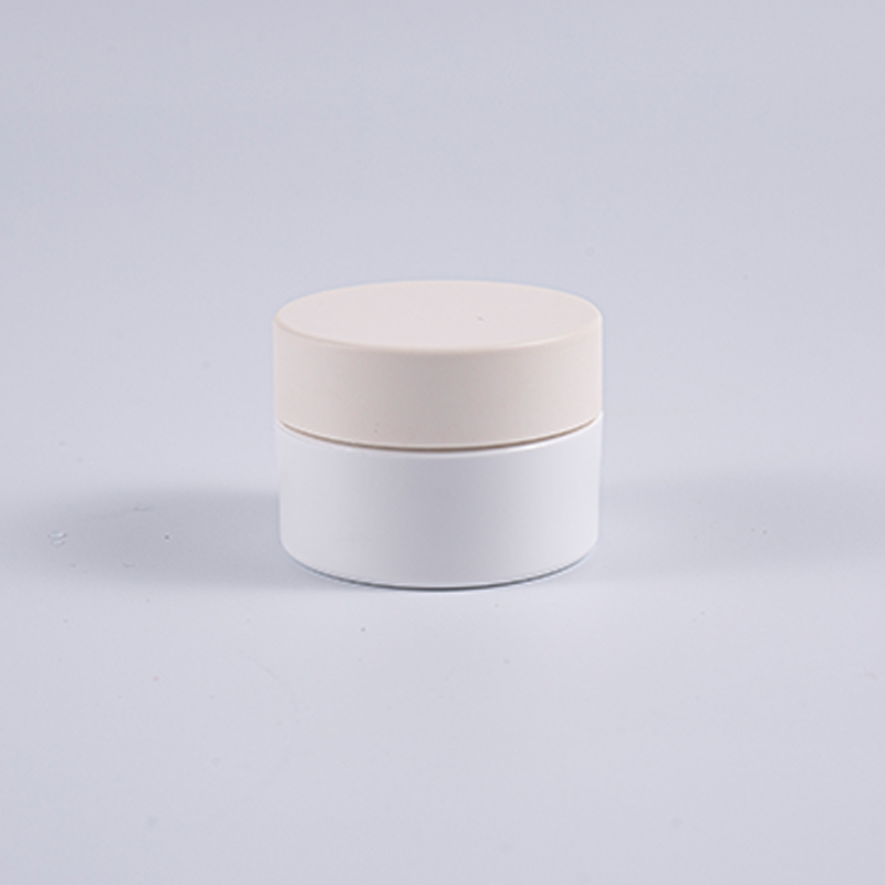 ホワイト 10g ラウンド PETG クリーム ジャー