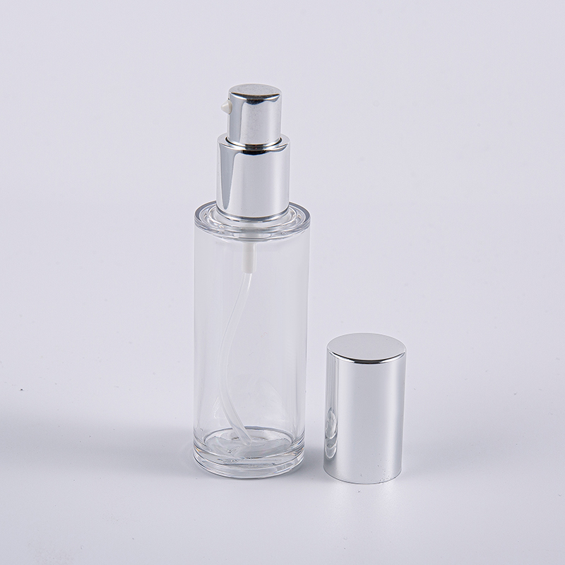 高品質 35 ml ラウンド ローション ボトル アルミニウム ポンプ旅行用 高品質 35 ml ラウンド ローション ボトル アルミニウム ポンプ旅行用