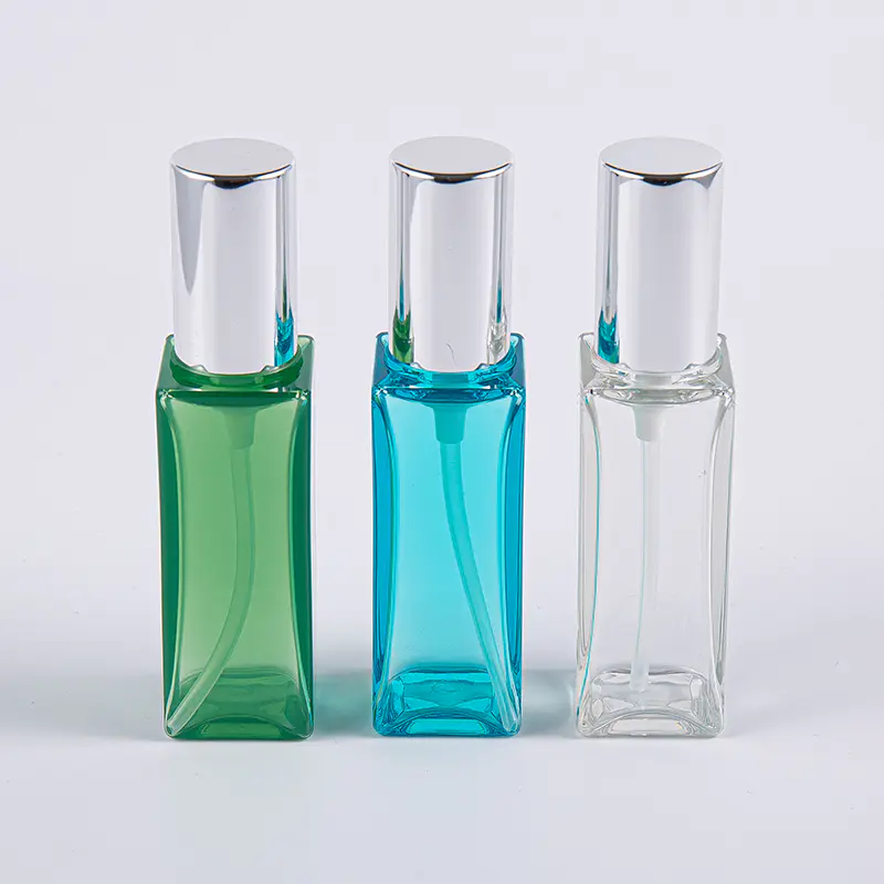 旅行用フェイシャルモイスチャライザー 30ml PETG 角型ローションボトル 