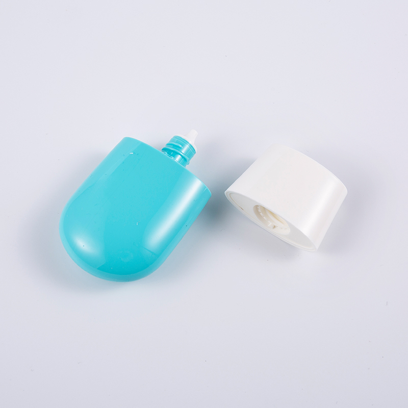 環境に優しいトラベル エッセンシャル 30ml および 50ml プレミアム ブルー PE 日焼け止めボトル