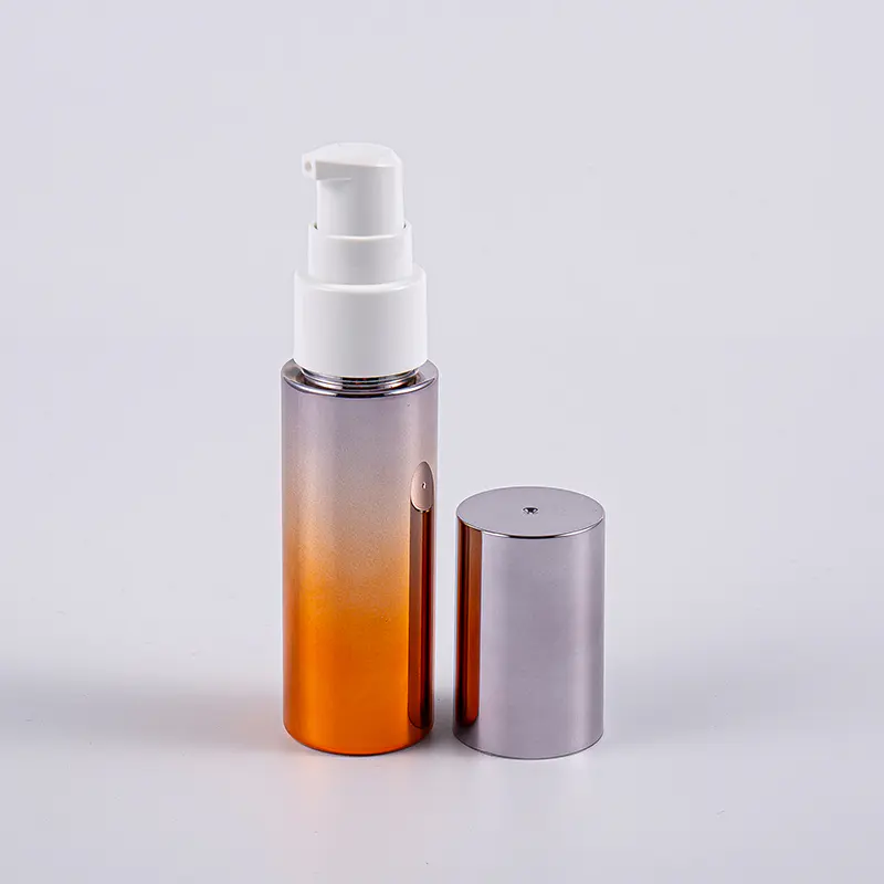 さまざまな色の円形 30 ml PETG ローション ボトル ポンプ旅行用 さまざまな色の円形 30 ml PETG ローション ボトル ポンプ旅行用