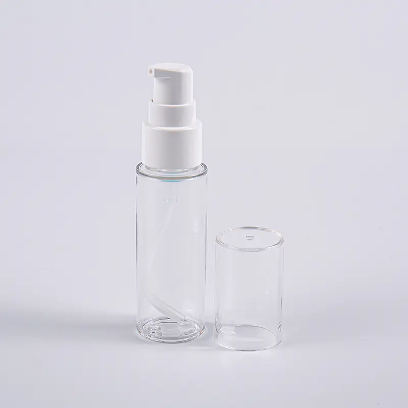 さまざまな色の円形 30 ml PETG ローション ボトル ポンプ旅行用 さまざまな色の円形 30 ml PETG ローション ボトル ポンプ旅行用