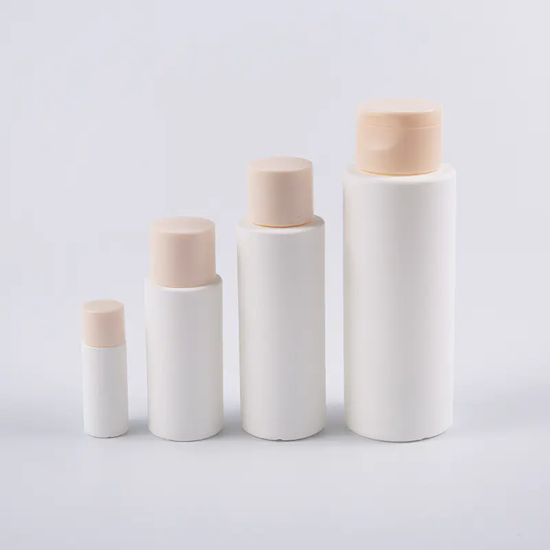 10ml PE 柔軟ローションボトル フリップキャップ付き スキンケアやトナー用のコンパクトなトラベルサイズの化粧品容器