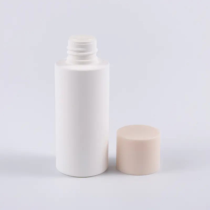 フェイシャルトナーとスキンケアエッセンス50ml PE柔軟ローションボトル、スクリューキャップ付き