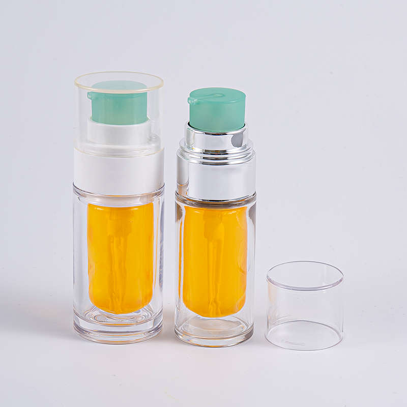 ポンプ付き多層複合内袋 30ml 50ml 真空ボトルが付いている明確な PETG ボトル ポンプ付き多層複合内袋 30ml 50ml 真空ボトルが付いている明確な PETG ボトル