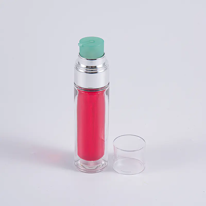 ポンプ付き多層複合内袋 30ml 50ml 真空ボトルが付いている明確な PETG ボトル ポンプ付き多層複合内袋 30ml 50ml 真空ボトルが付いている明確な PETG ボトル