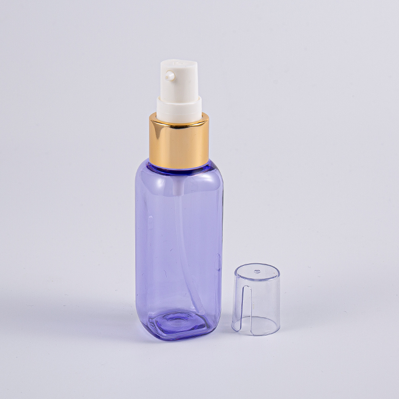 旅行用ポンプ付き 50ml Petg 角型ボトル 旅行用ポンプ付き 50ml Petg 角型ボトル