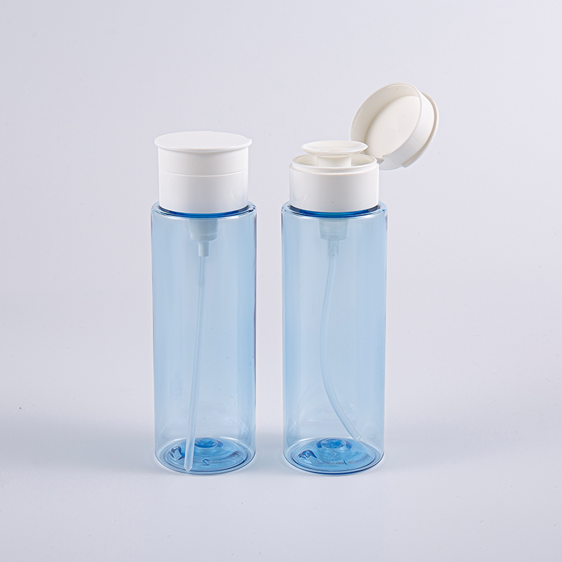 200ml 透明ブルーメイク落としボトル