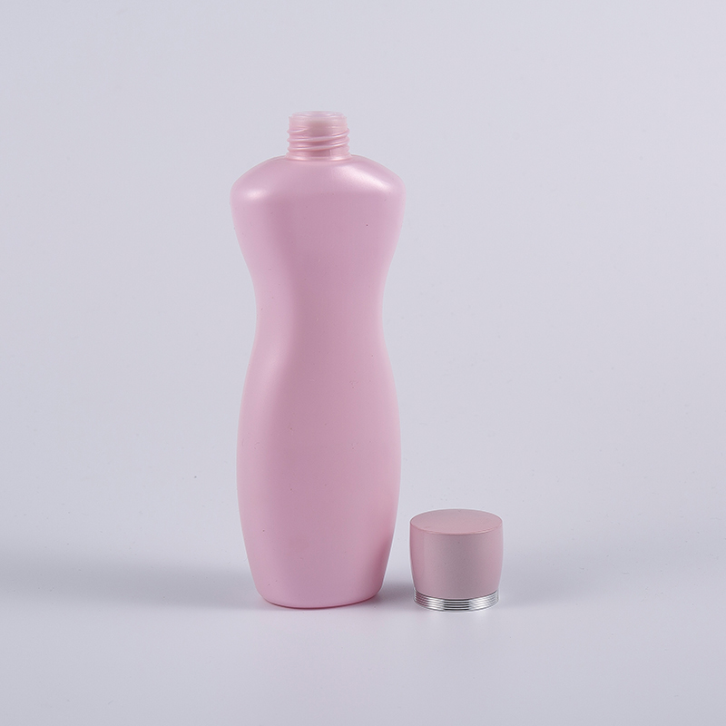ピンクパープルカラーの人間工学に基づいた形状200ml PEボディローションバスウォッシュボトル ピンクパープルカラーの人間工学に基づいた形状200ml PEボディローションバスウォッシュボトル