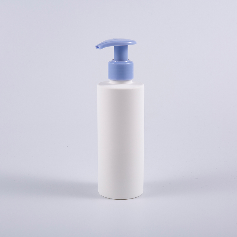 フロストホワイトラウンド200ml PEハンドウォッシュポンプローションクレンジングボトル